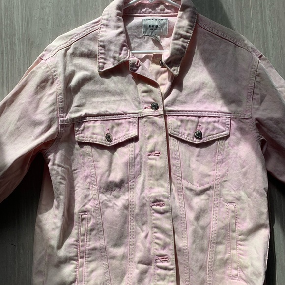 Forever 21 Jackets & Blazers - Pink jean jacket Forever 21 Jackets & Blazers - Pink jean jacket
